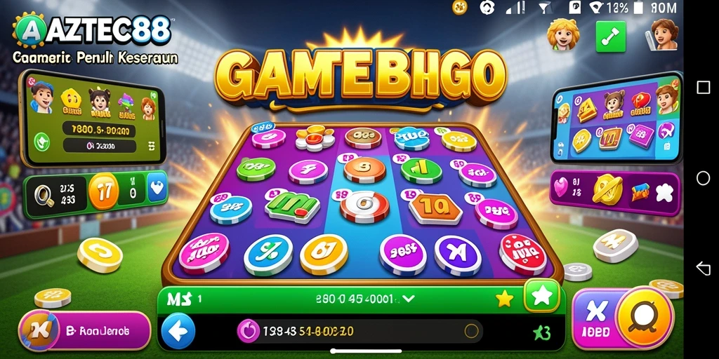 Tampilan gameplay AZTEC88 yang menarik di layar ponsel.