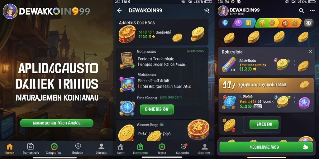 Tampilan antarmuka DEWAKOIN99 yang bersih dan fungsional.