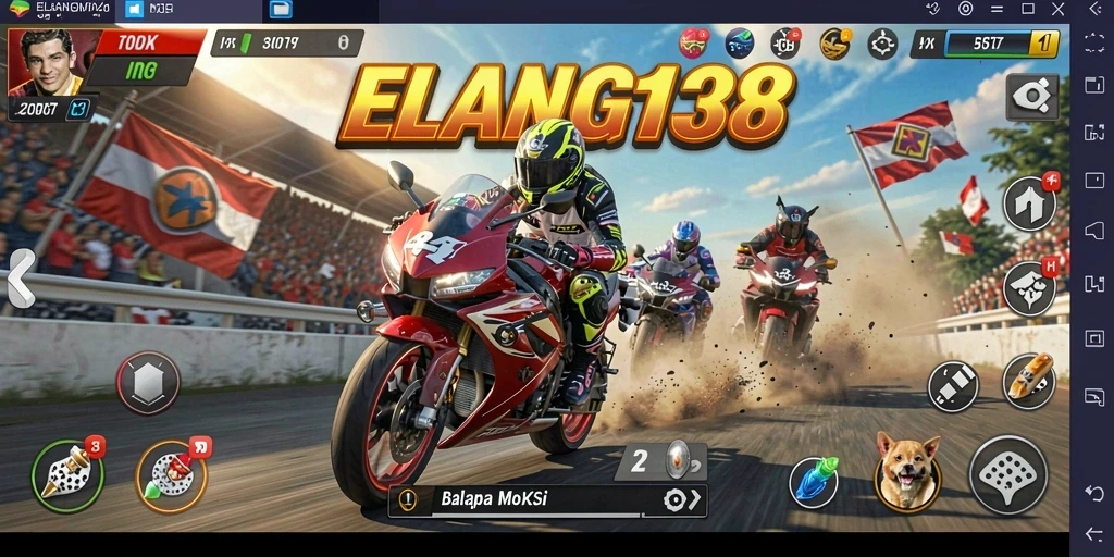 Pengalaman gameplay balapan motor yang mendebarkan dan realistis.