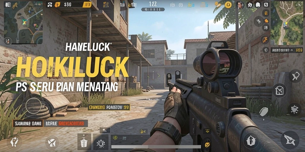 Gameplay seru di HOKILUCK dengan aksi FPS mendebarkan.