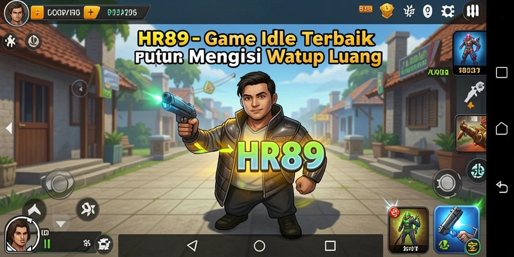 Tangkapan layar menunjukkan gameplay HR89 yang menarik dan interaktif.
