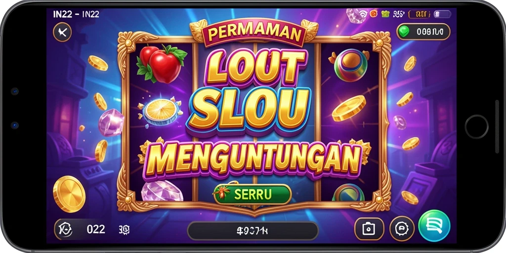 Menampilkan gameplay Slot yang seru dan menguntungkan.