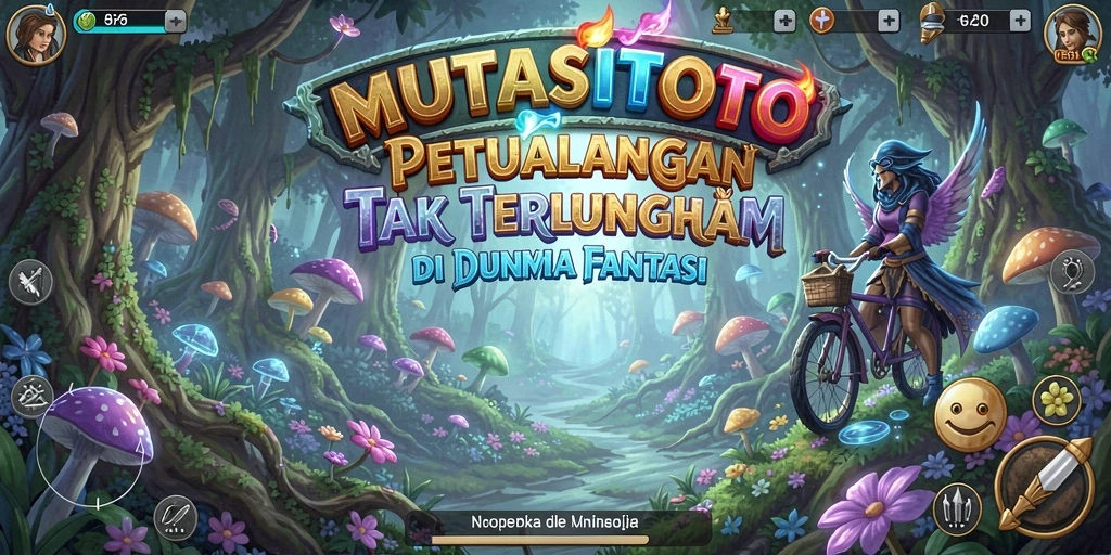 Tampilan gameplay petualangan seru di dunia fantasi.