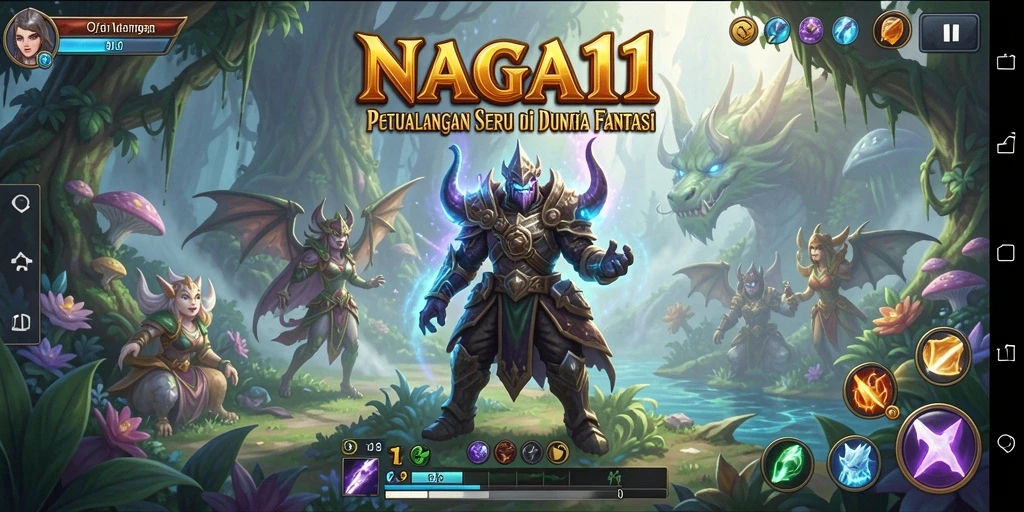 Tampilan menarik dari gameplay NAGA11 yang penuh petualangan.