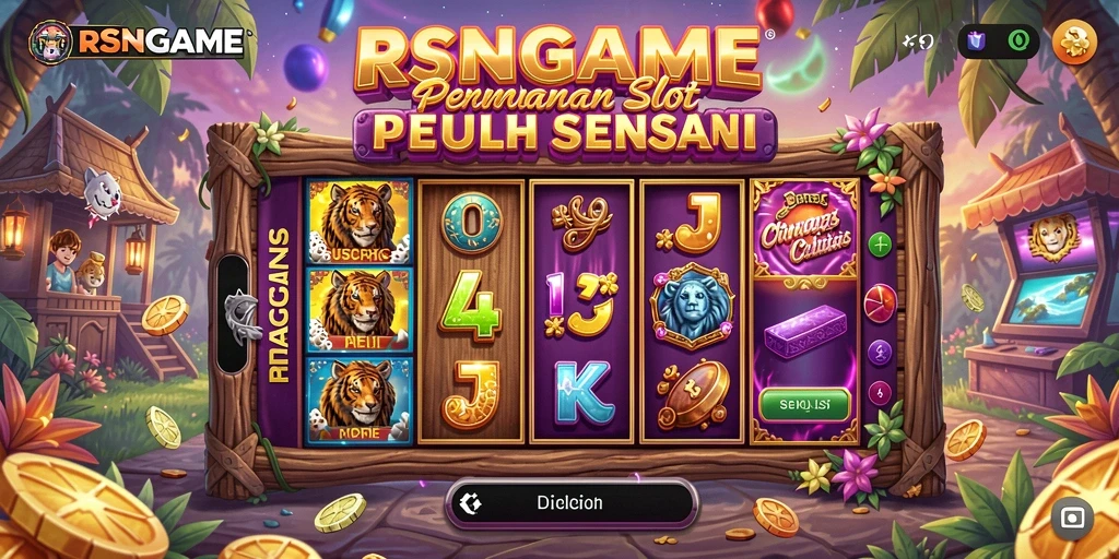 Screenshot gameplay RSNGAME menampilkan keseruan putaran slot.
