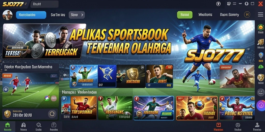 Tampilan SJO777 saat pengguna menikmati permainan Sportsbook.