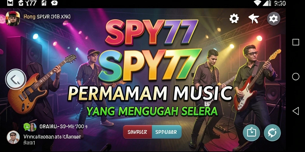 Tampilan gameplay SPY77 yang menarik dan penuh warna.