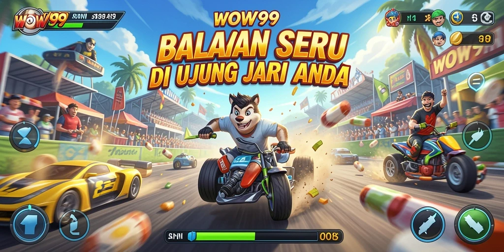 Gameplay menegangkan saat balapan di <strong>WOW99</strong>